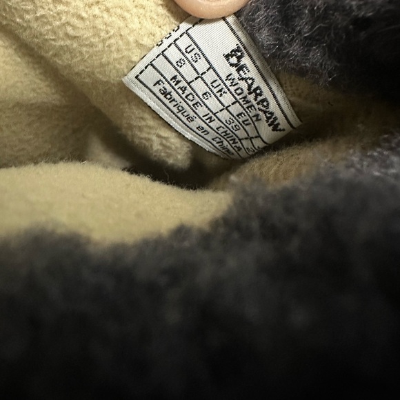 Bearpaw Tall Knit & Suede Winter Snow Boots Women’s 8 Blue Patterned Lace-Up - Picture 12 of 13